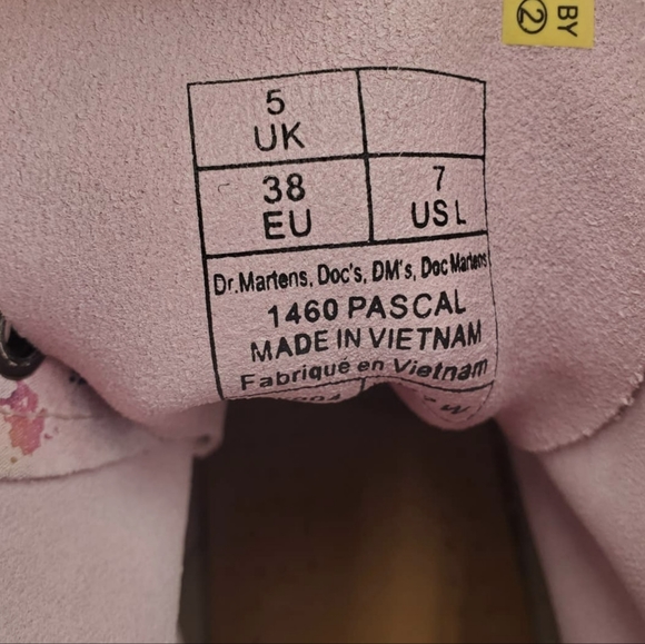 NWT Dr. Martens 1460 Pascal Confetti Lace Up Moto Boot 7 - Picture 9 of 9